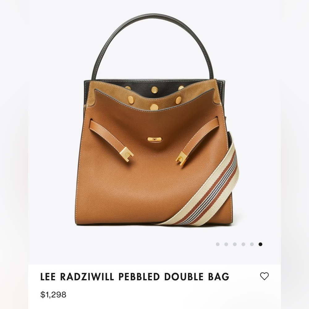 Tory burch Large Tigers eye Lee Radziwall. Preowned great shape 1/15/22